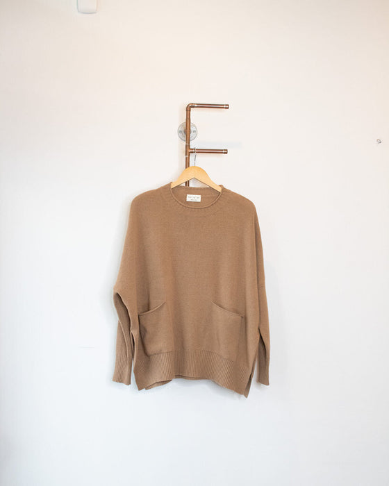 Side Slit Cashmere Sweater