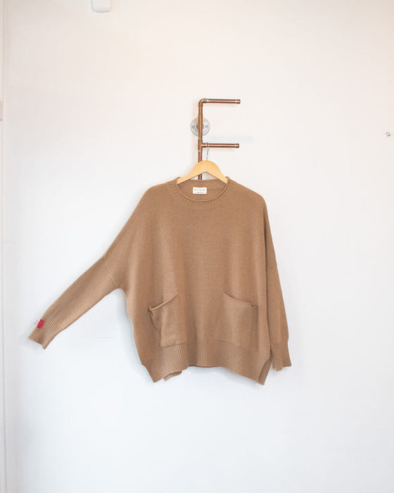 Side Slit Cashmere Sweater