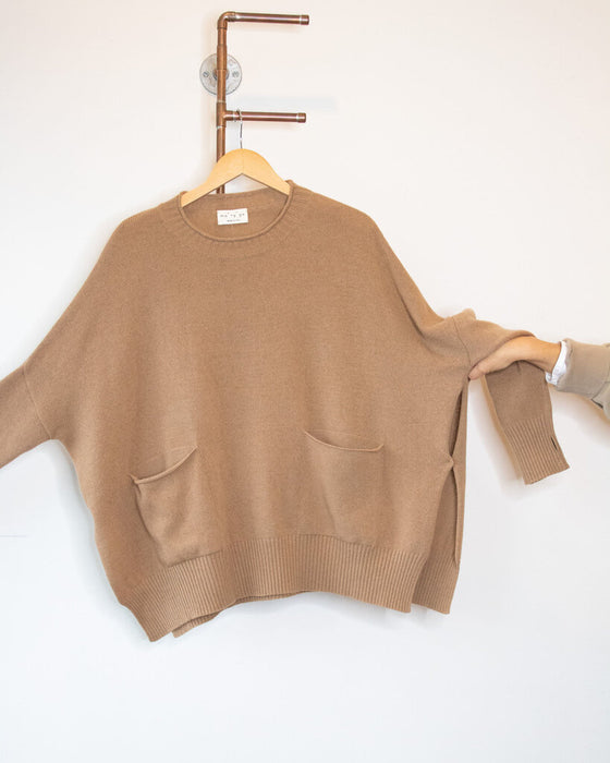 Side Slit Cashmere Sweater