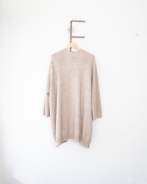 Alpaca Blend Cocoon Duster