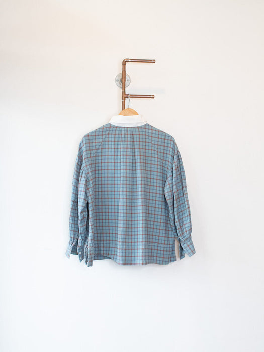 Plaid Bib Top