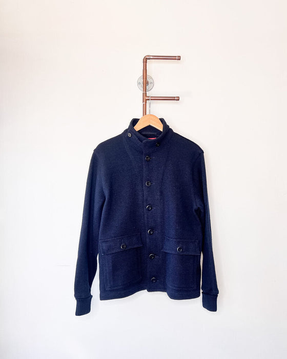 "Submariner" Wool Sweater Coat