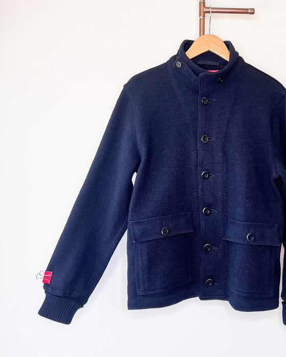 "Submariner" Wool Sweater Coat