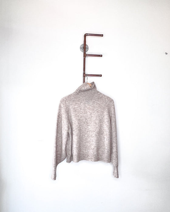 Kiss Embroidered Turtleneck