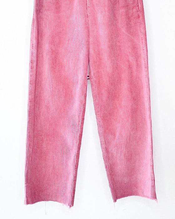 Pleated Corduroy Pants