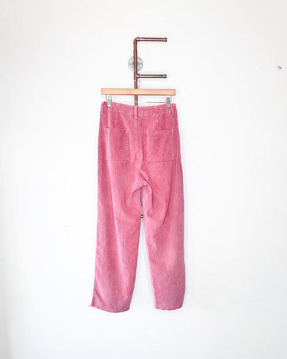 Pleated Corduroy Pants
