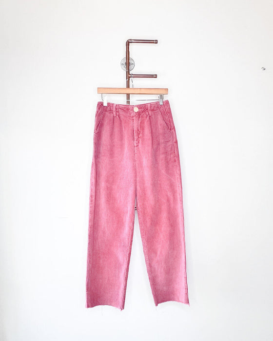 Pleated Corduroy Pants