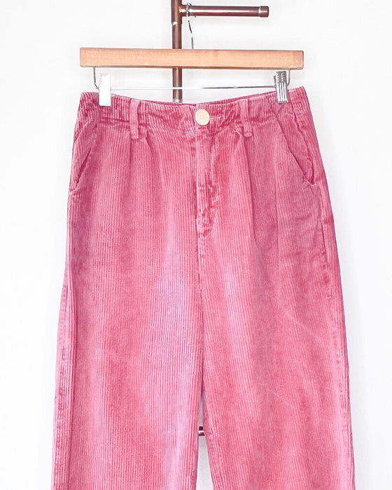 Pleated Corduroy Pants