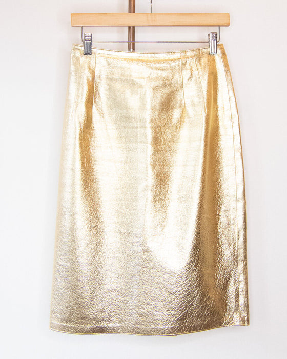 Leather Pencil Skirt