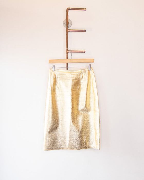 Leather Pencil Skirt