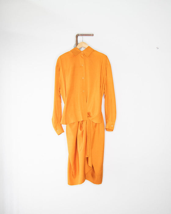 Vintage Silk Skirt Dress