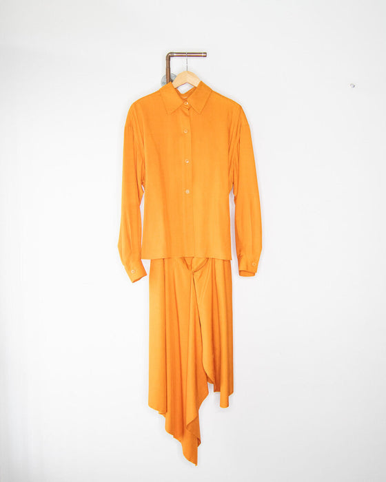 Vintage Silk Skirt Dress