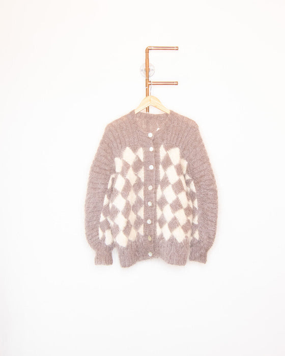 Mohair Harlequin Cardigan