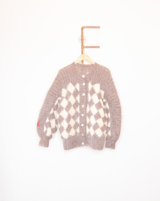 Mohair Harlequin Cardigan