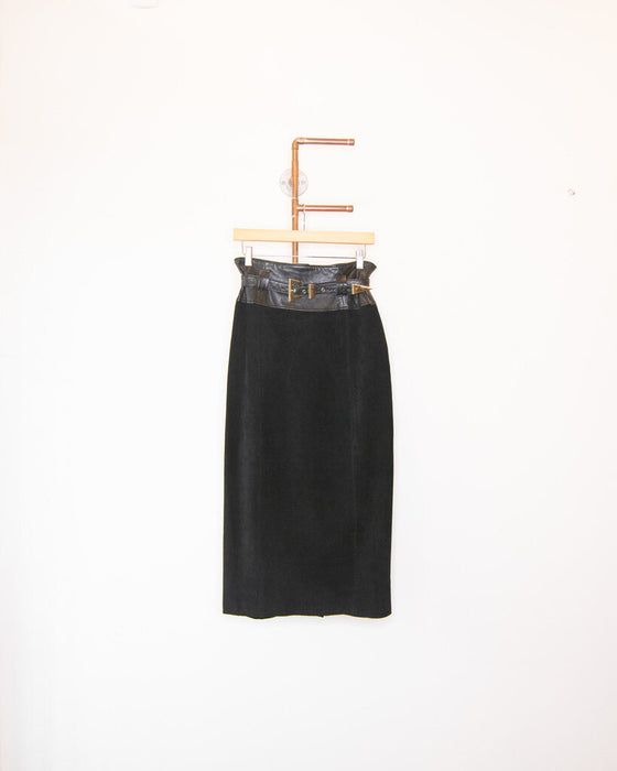 Vintage Suede Skirt