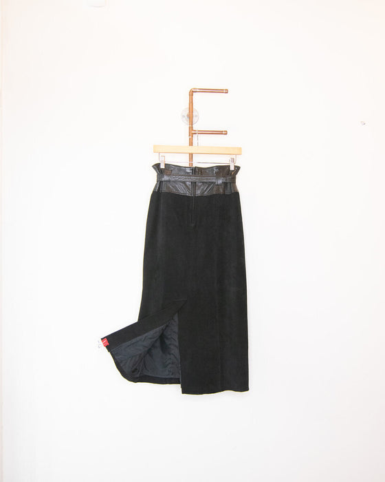 Vintage Suede Skirt