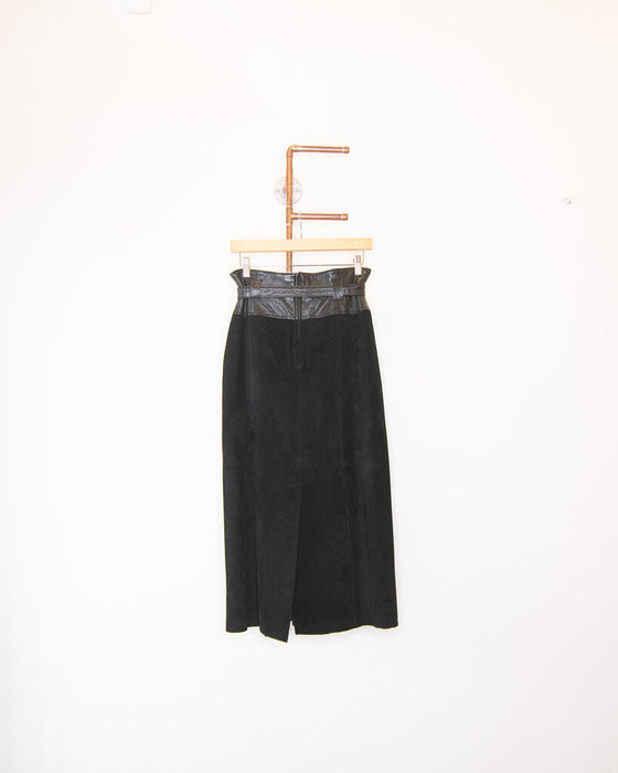 Vintage Suede Skirt