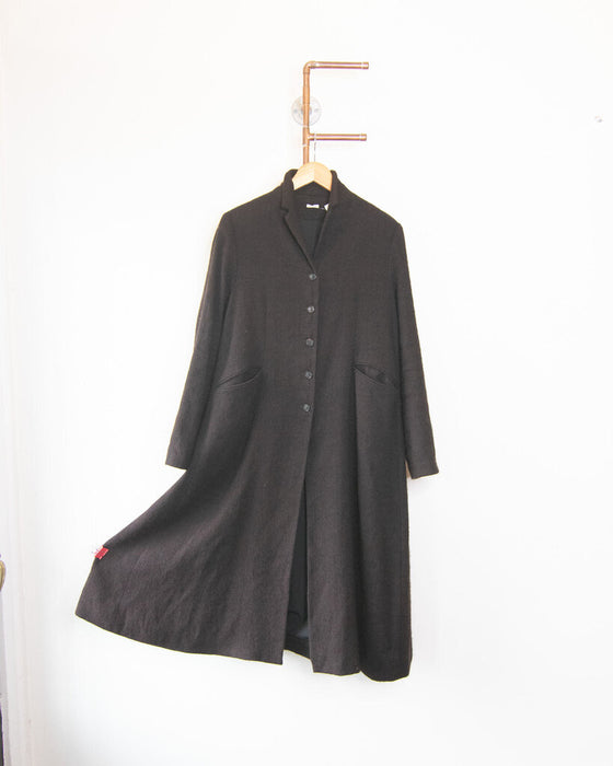 Wool Flare Skirt Coat
