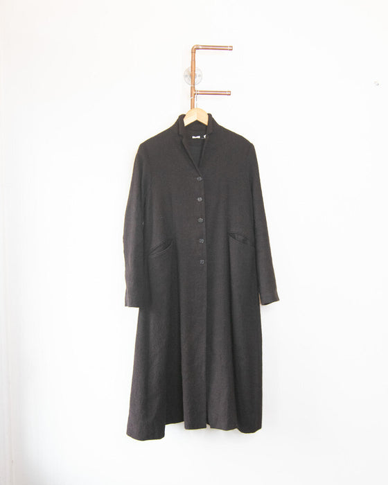 Wool Flare Skirt Coat