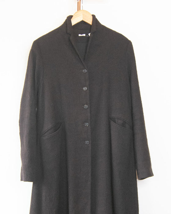 Wool Flare Skirt Coat