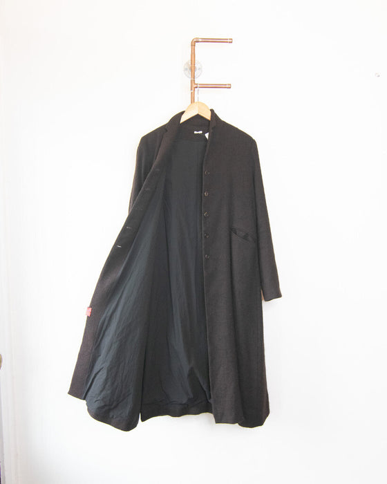 Wool Flare Skirt Coat