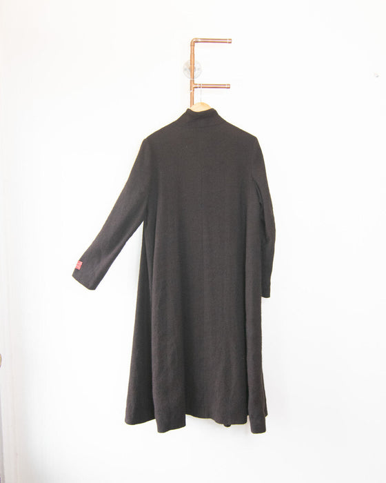 Wool Flare Skirt Coat
