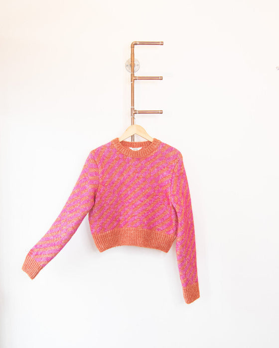 Alpaca Blend Striped Sweater