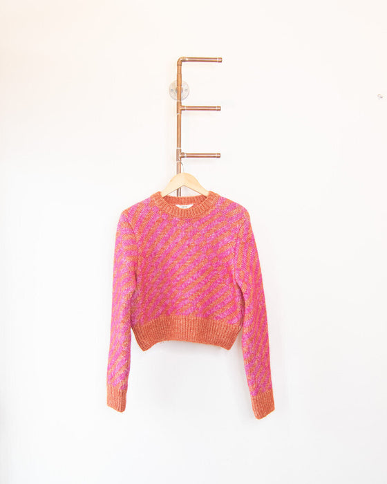 Alpaca Blend Striped Sweater