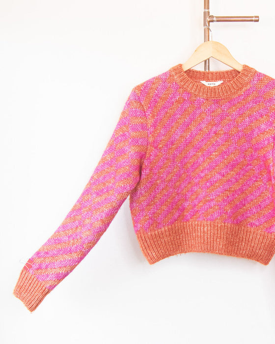 Alpaca Blend Striped Sweater