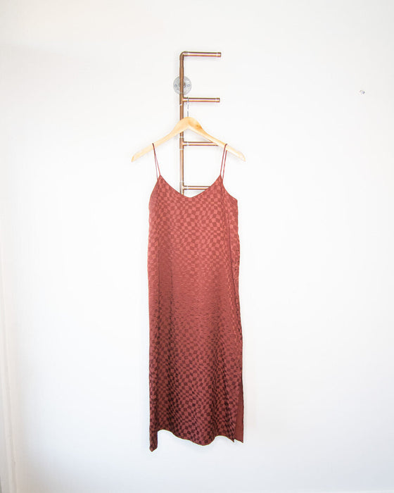 Checkered Slip Dress