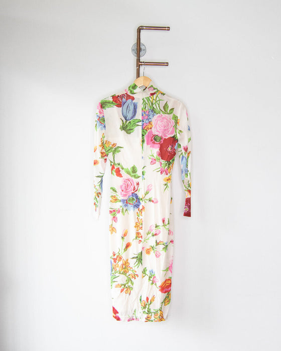 Y2K Floral Dress with Slip