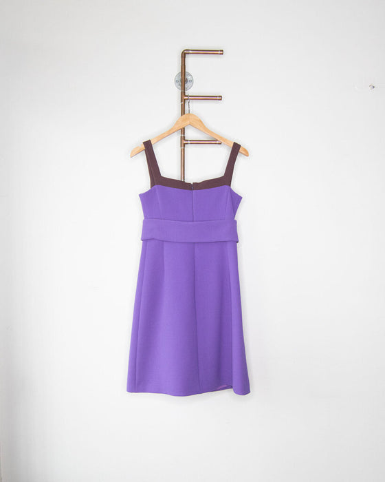 Wool Colorblock Dress