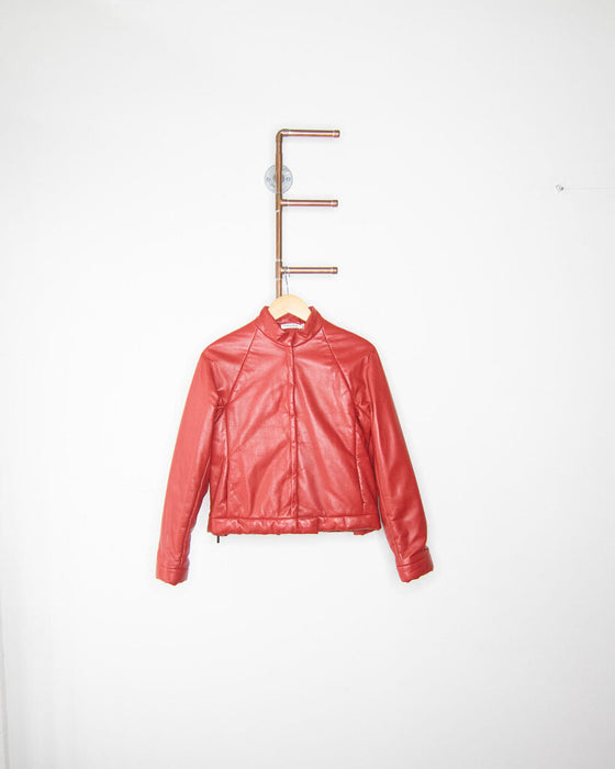 Vintage Puff Leather Jacket