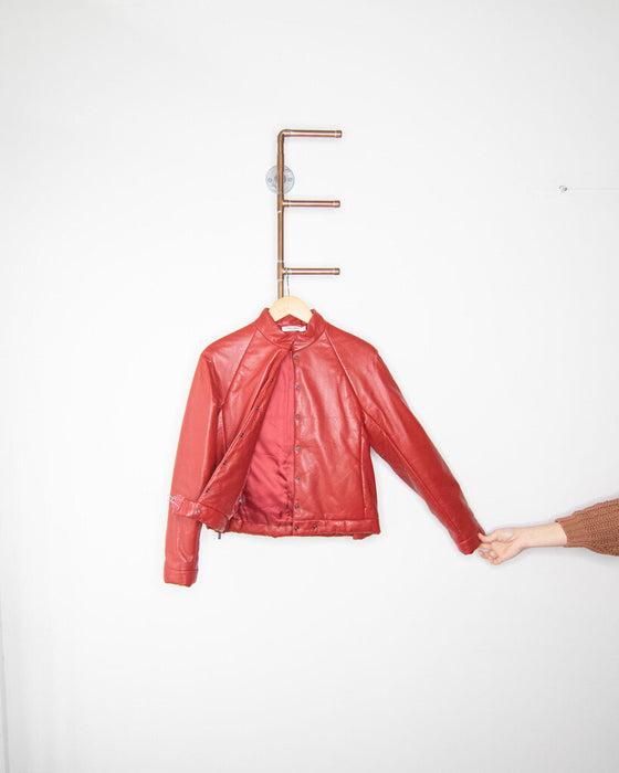 Vintage Puff Leather Jacket