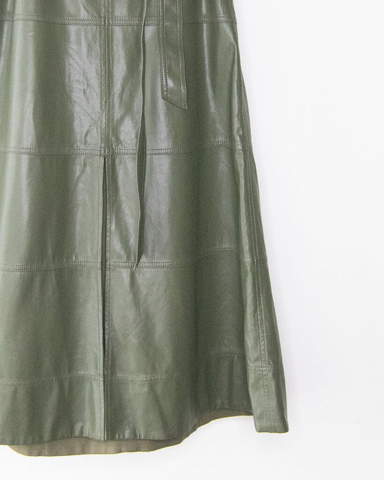 "Hudson" Faux Leather Skirt