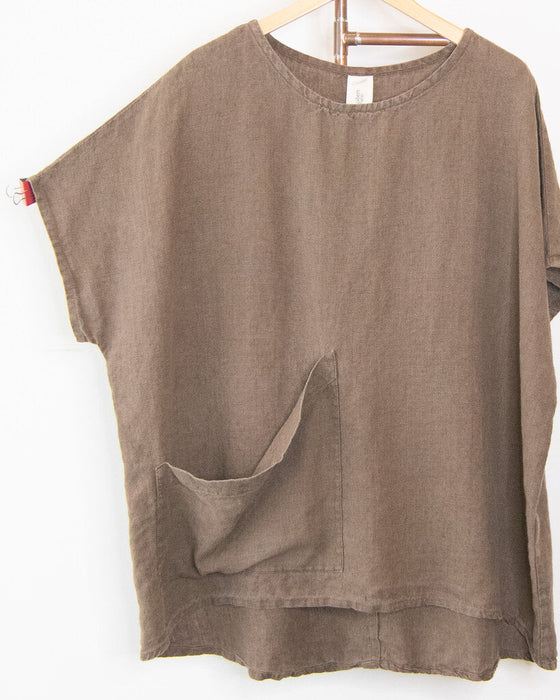 Linen "Harper" Pocket Tunic