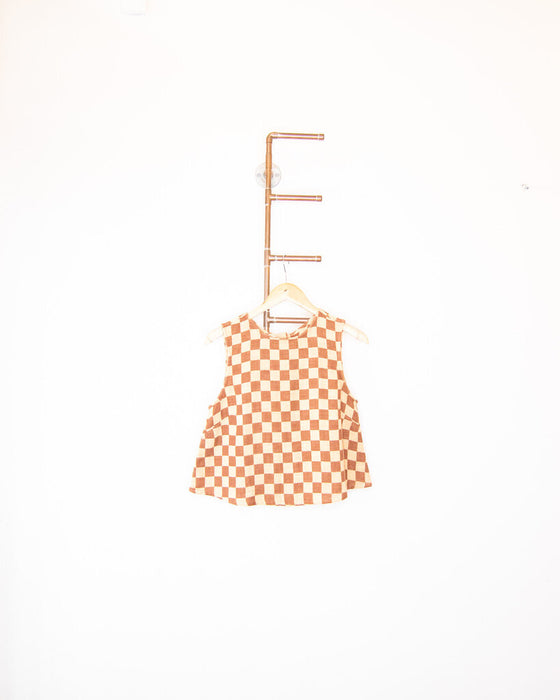 Reversible Checkered Nola Top