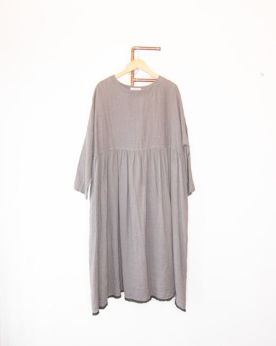 Linen Long Sleeve Dress