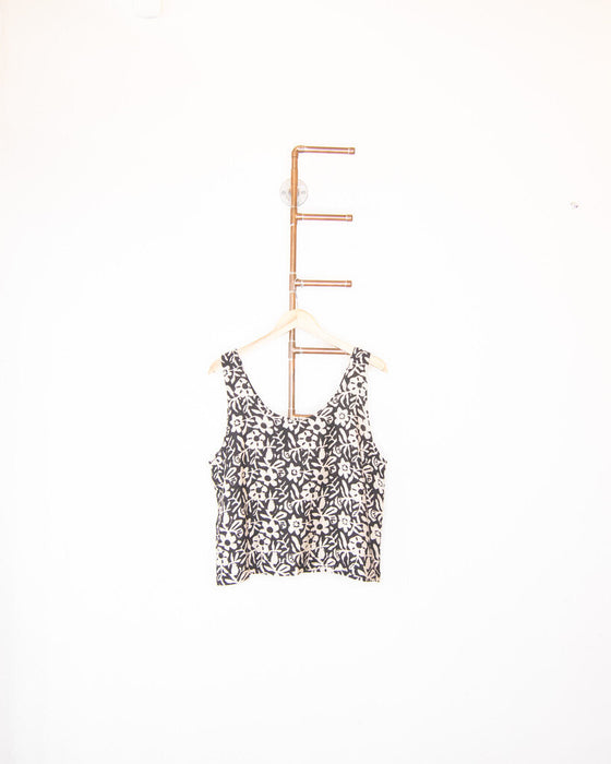 Floral Silk Blend Tank