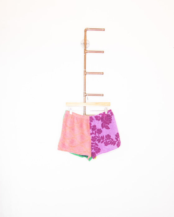 Color Block Terry Shorts