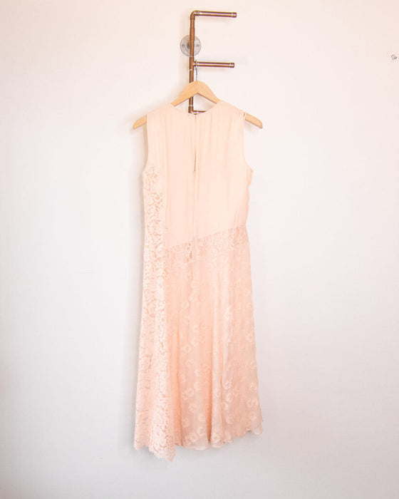 Lace Drop Waist Sleeveless Dress