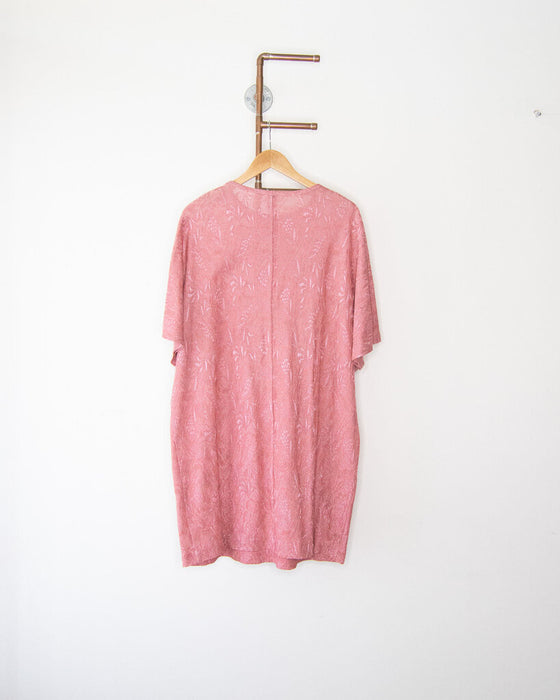 Metallic Knit Lace Dress