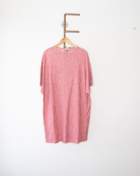 Metallic Knit Lace Dress