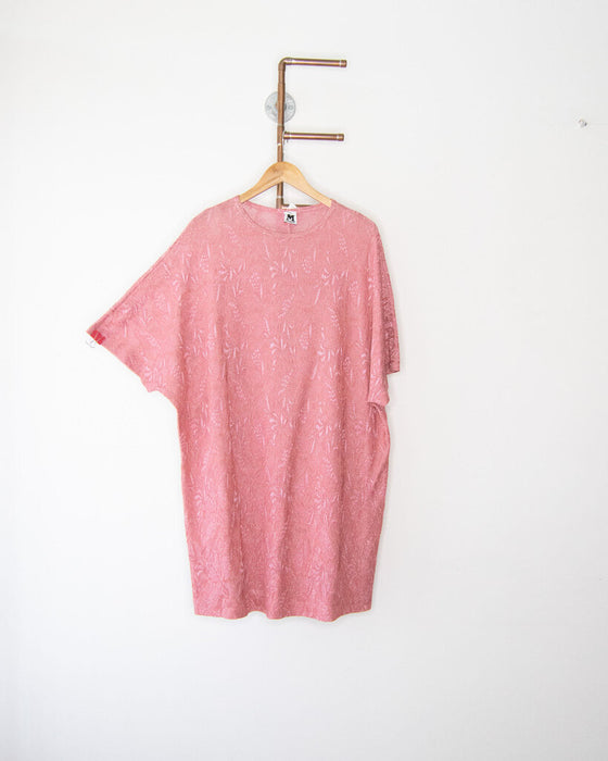 Metallic Knit Lace Dress
