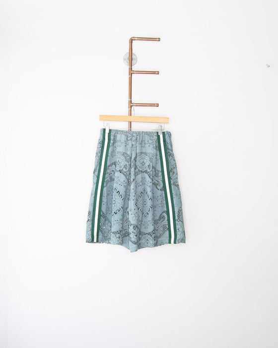 Side Stripe Long Shorts