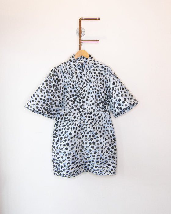 Jacquard Collar Dress