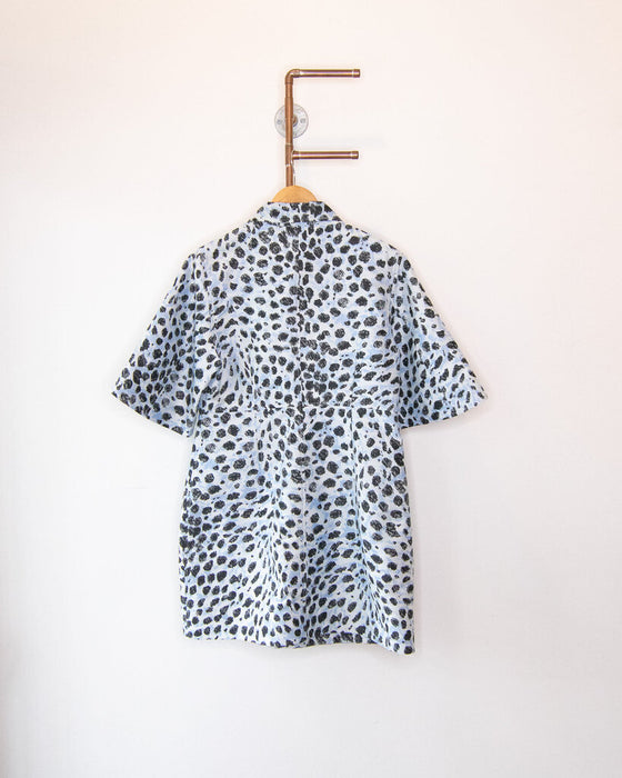 Jacquard Collar Dress