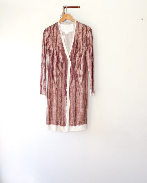 Trompe-l'œil Silk Wrap Dress