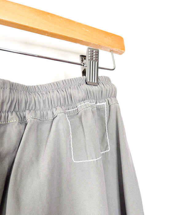 Rope Drawstring Cotton Barrel Pant