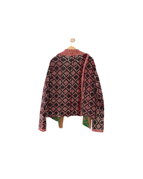 Wool/Alpaca Blend Split Back Sweater